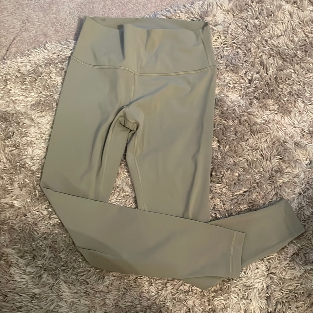 Light Green Lululemon Yoga Pants